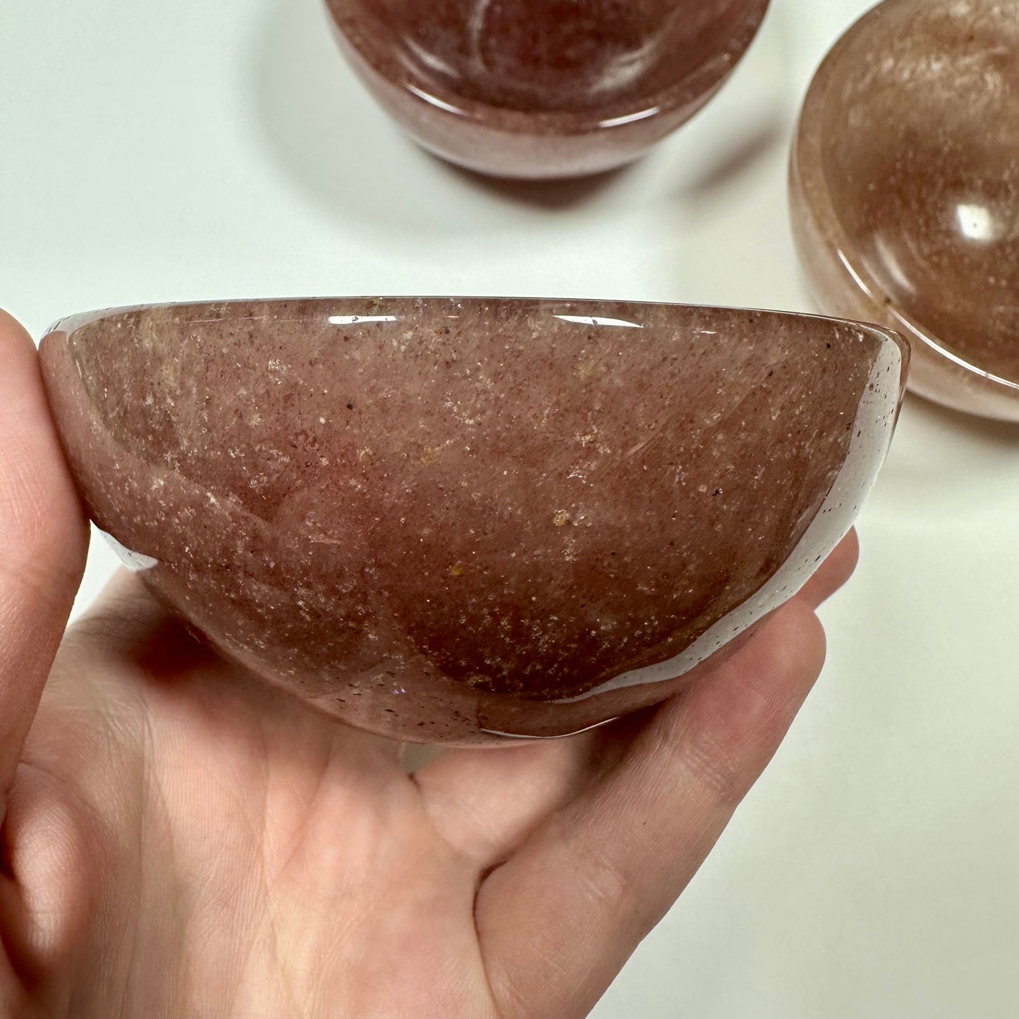 Strawberry Quartz Bowl (A)