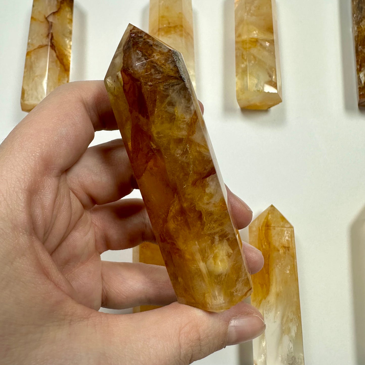Golden Healer Quartz Tower (A)