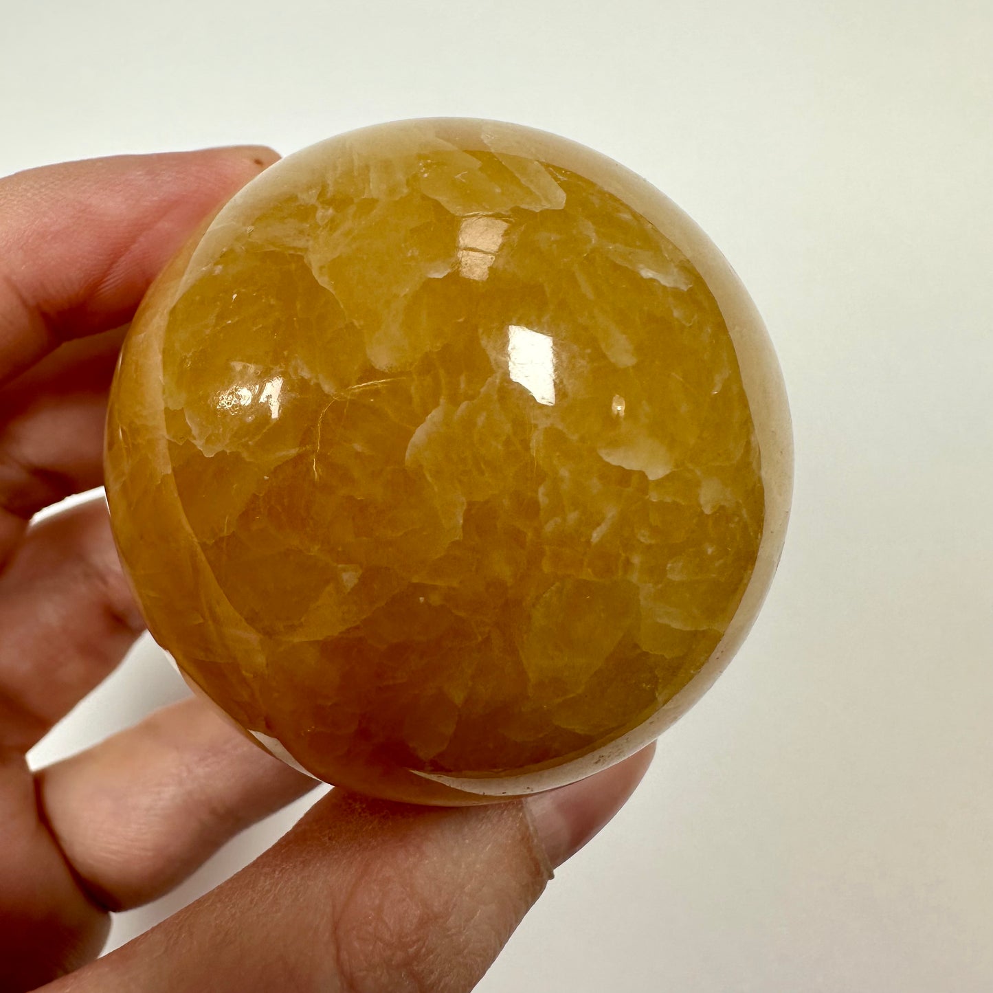 Orange Calcite Sphere (B)
