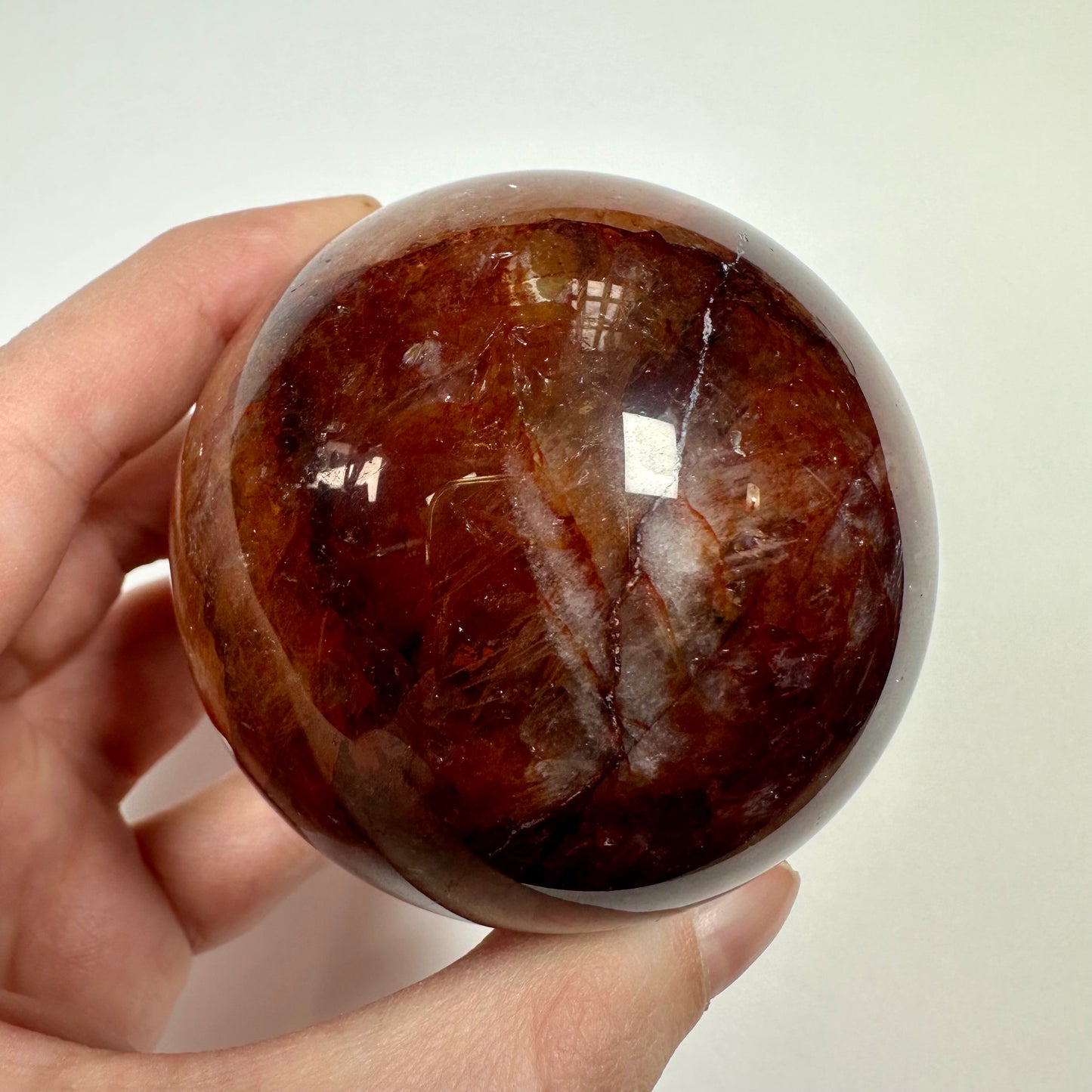 Fire quartz Sphere (A)