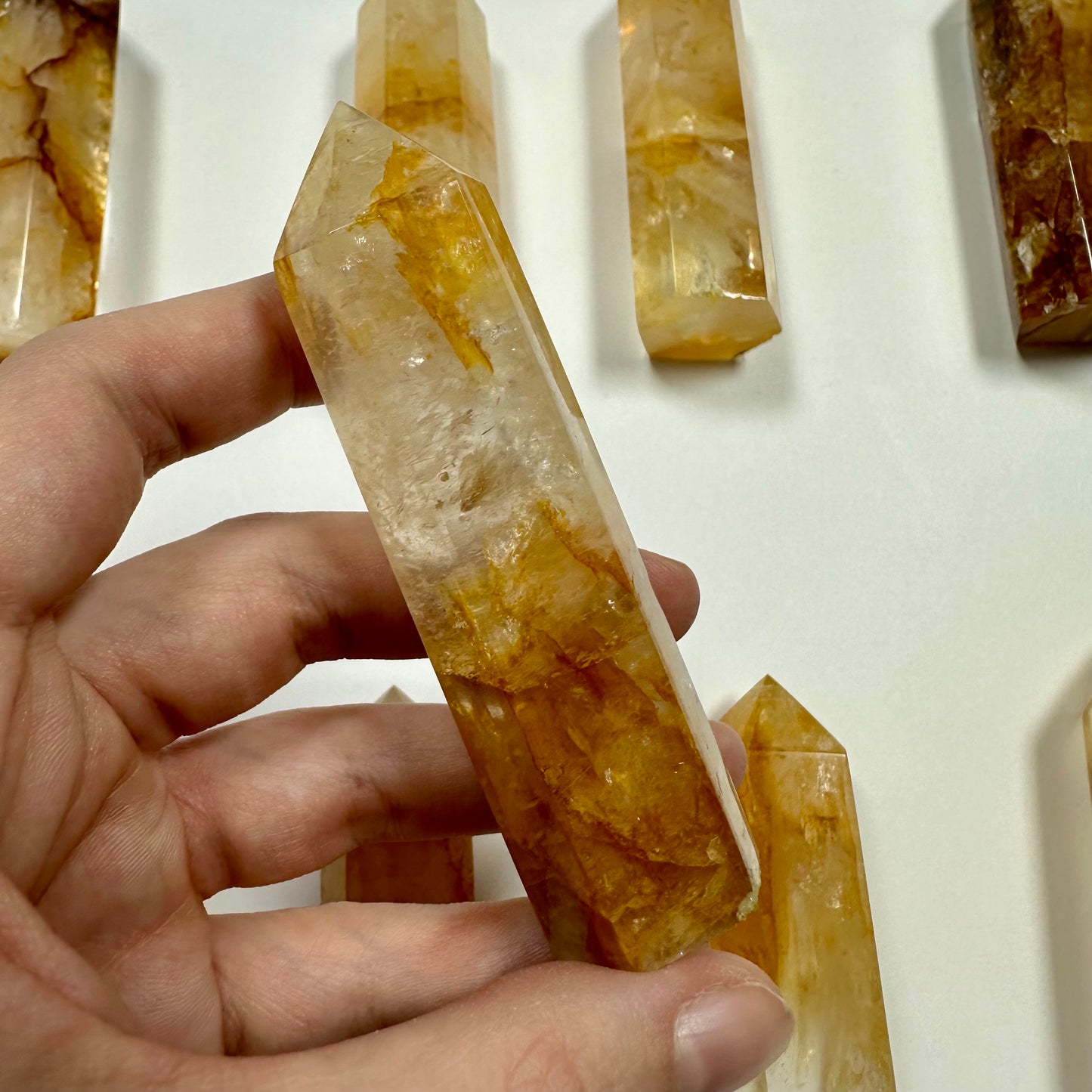 Golden Healer Quartz Tower (B)