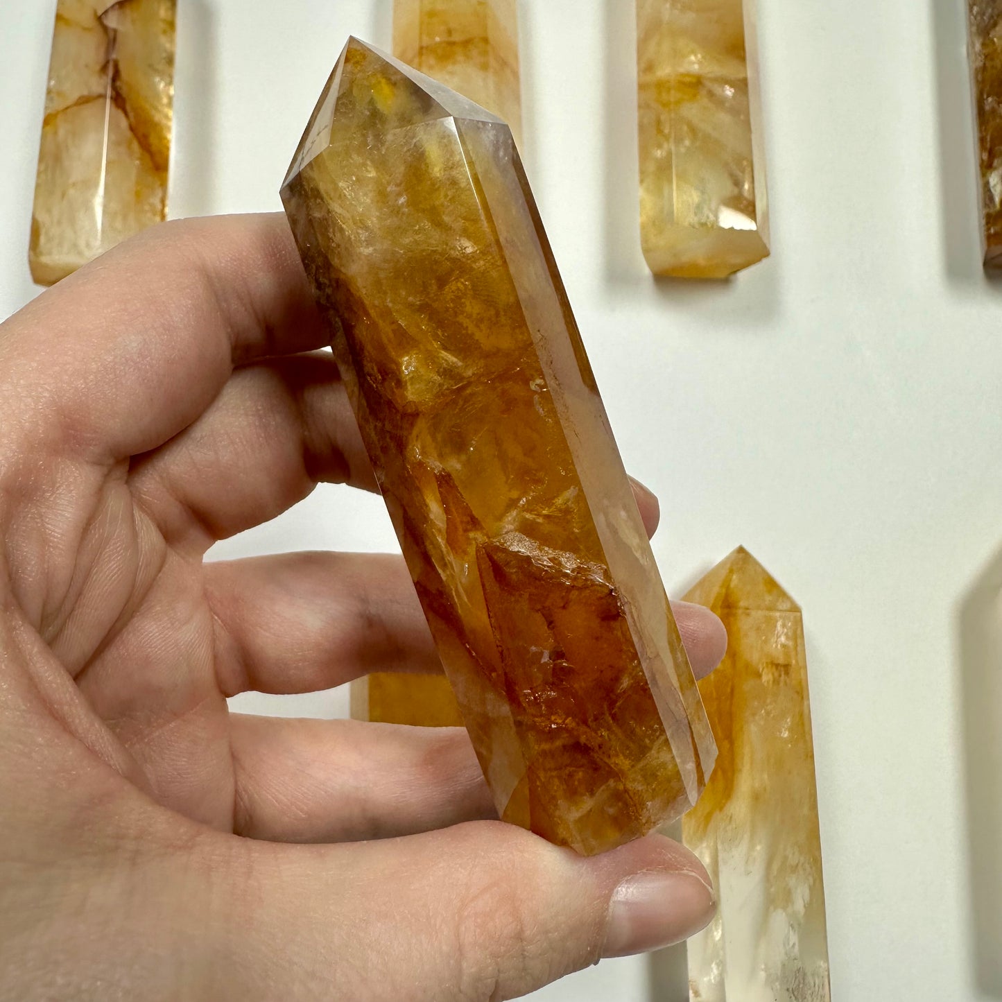 Golden Healer Quartz Tower (A)