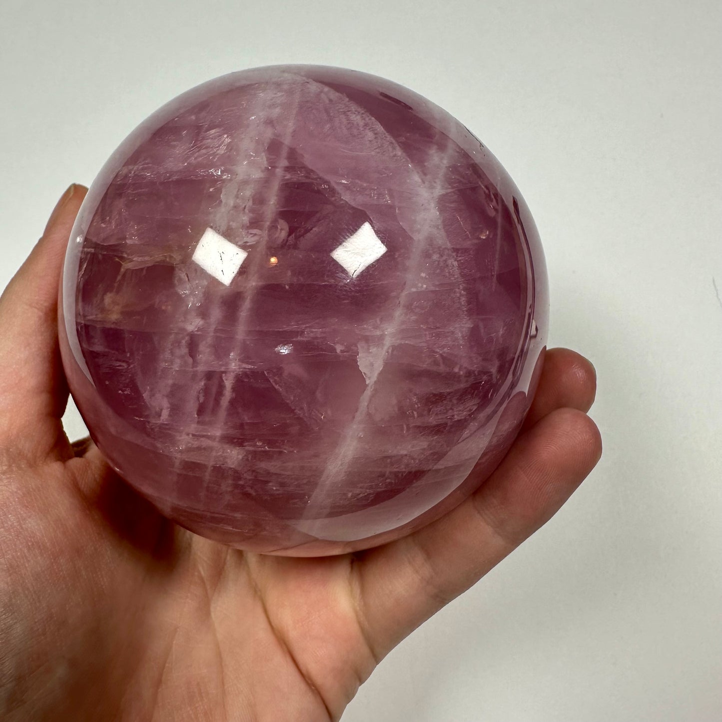 Large Rose Quartz Sphere