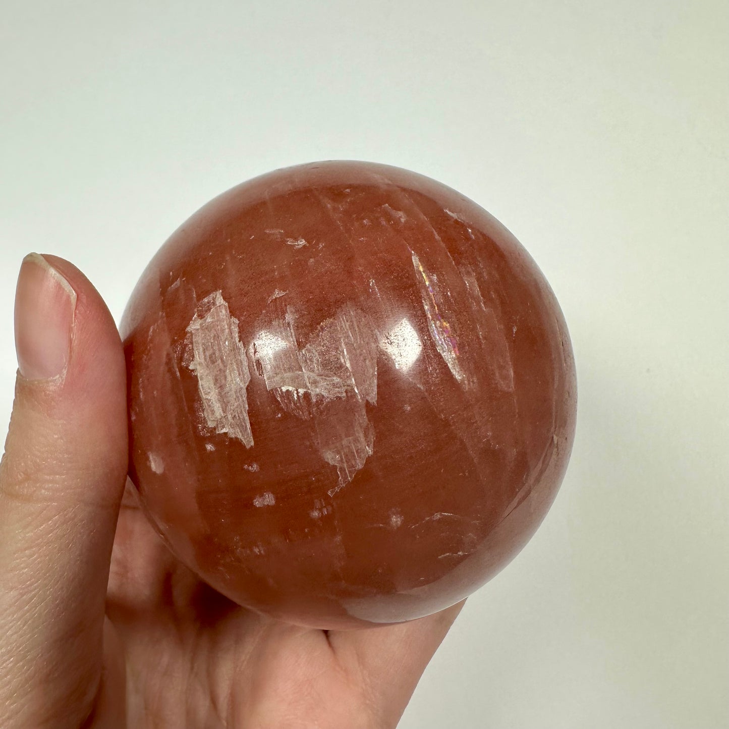 Rose Calcite Sphere (A)