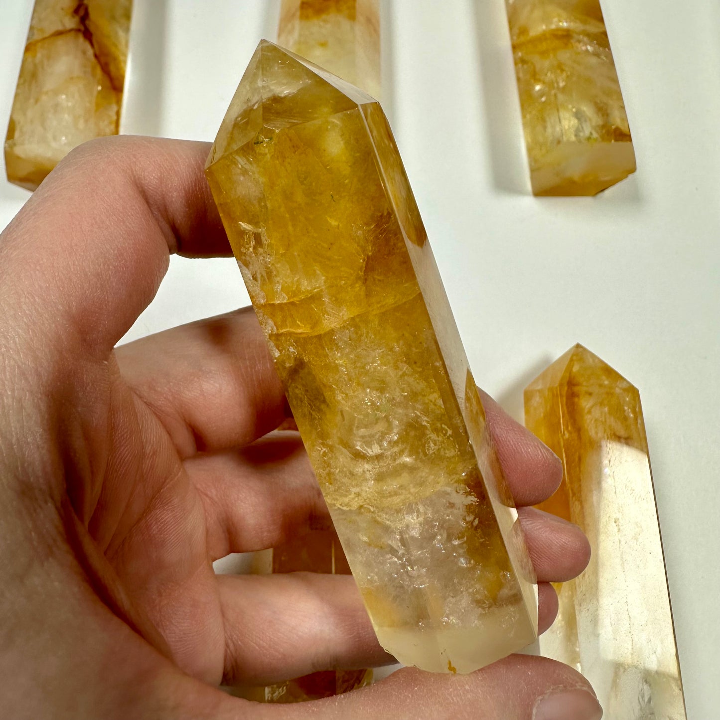 Golden Healer Quartz Tower (C)