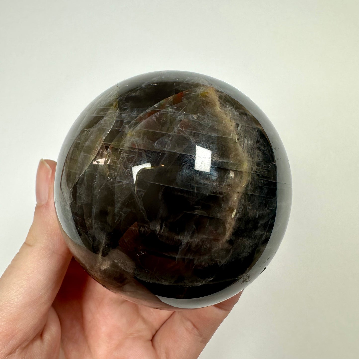 Black Moonstone Sphere (A)