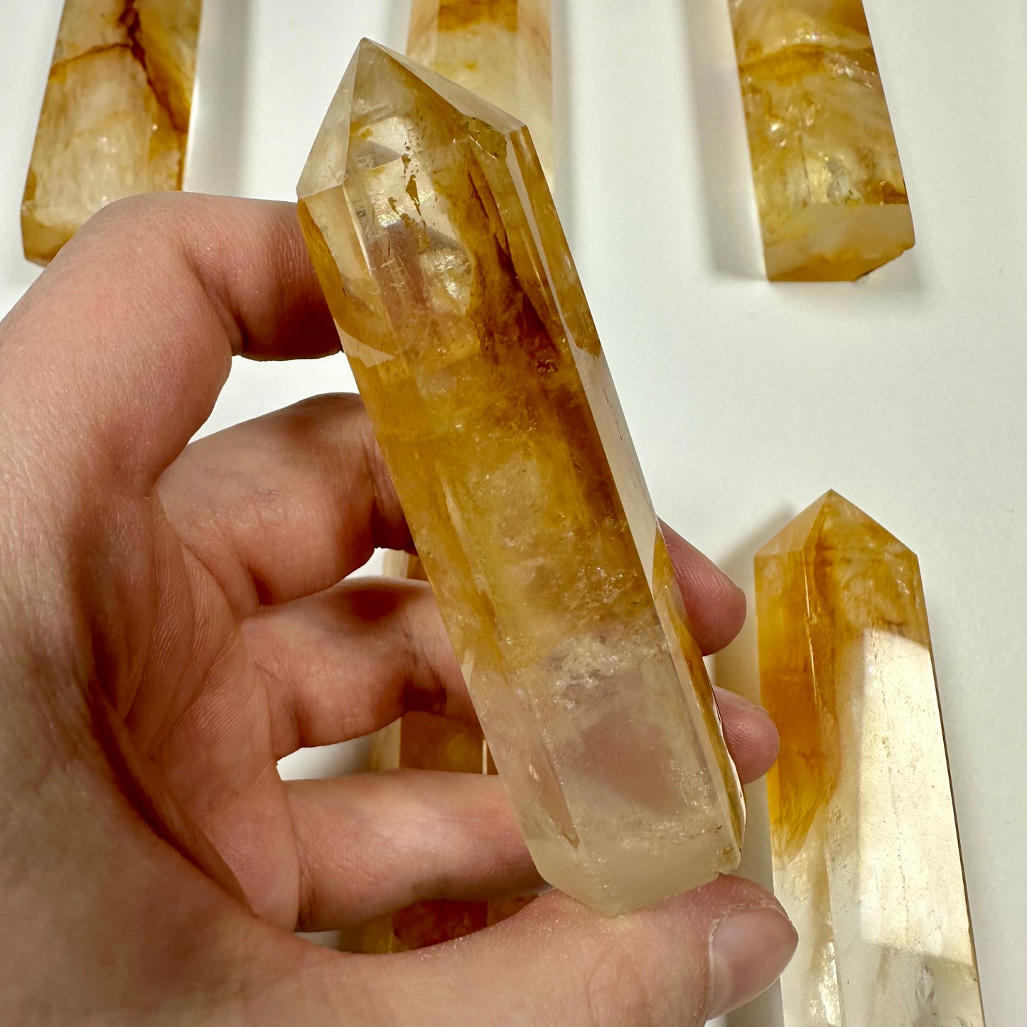 Golden Healer Quartz Tower (C)