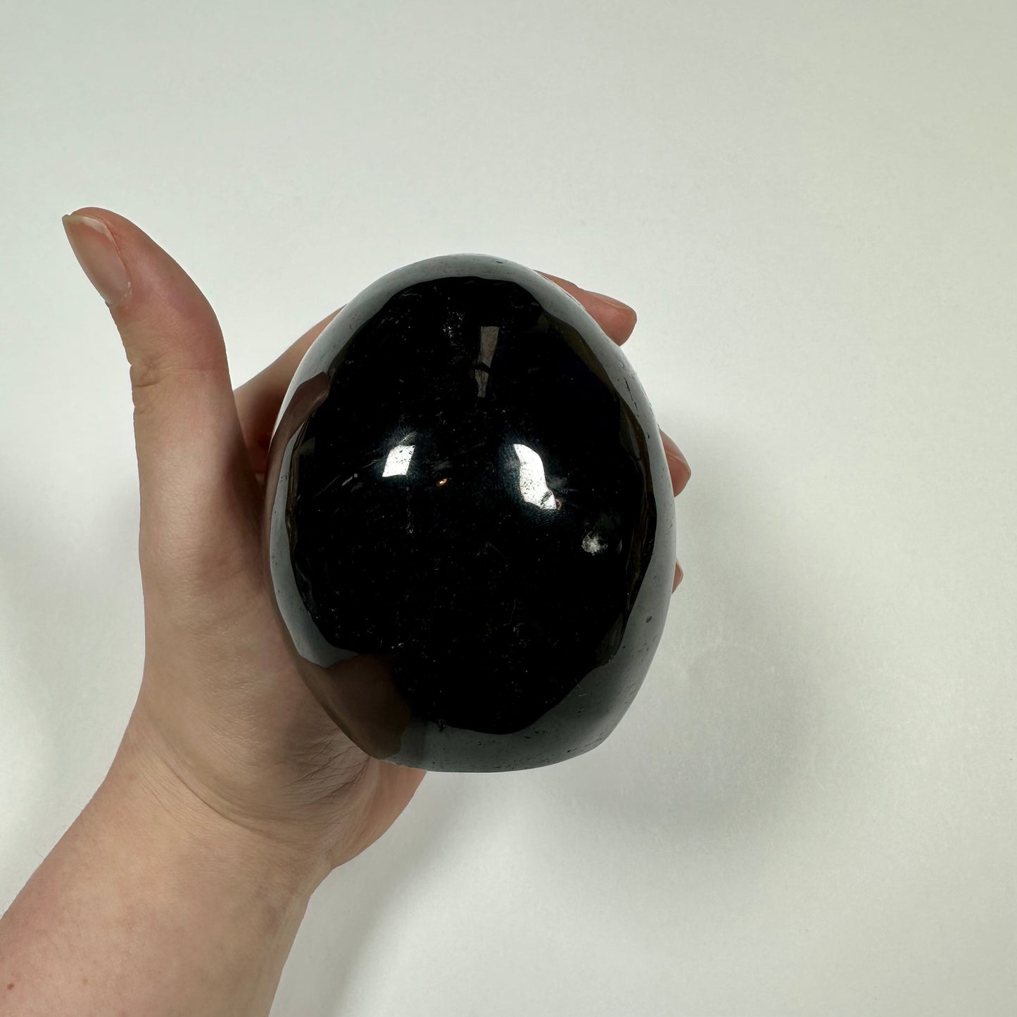 Dark Smokey Quartz Skull (A)