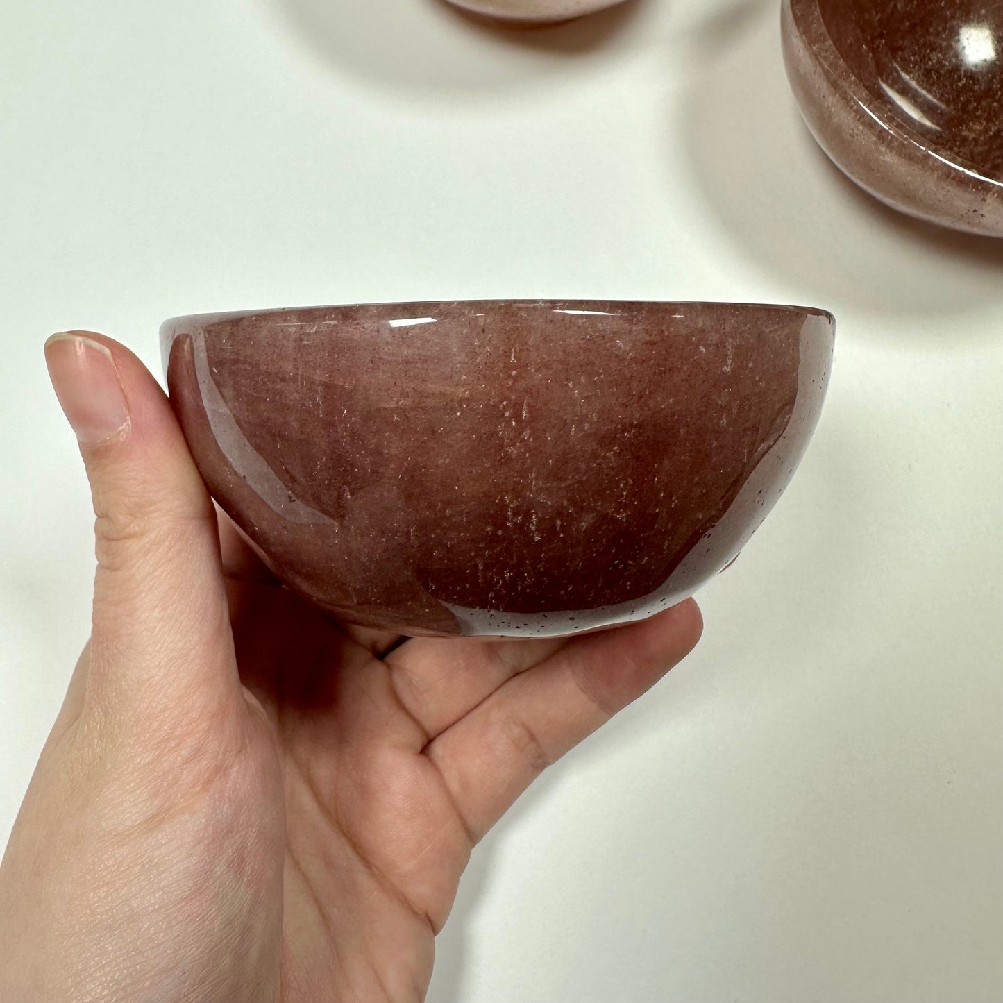 Strawberry Quartz Bowl (C)