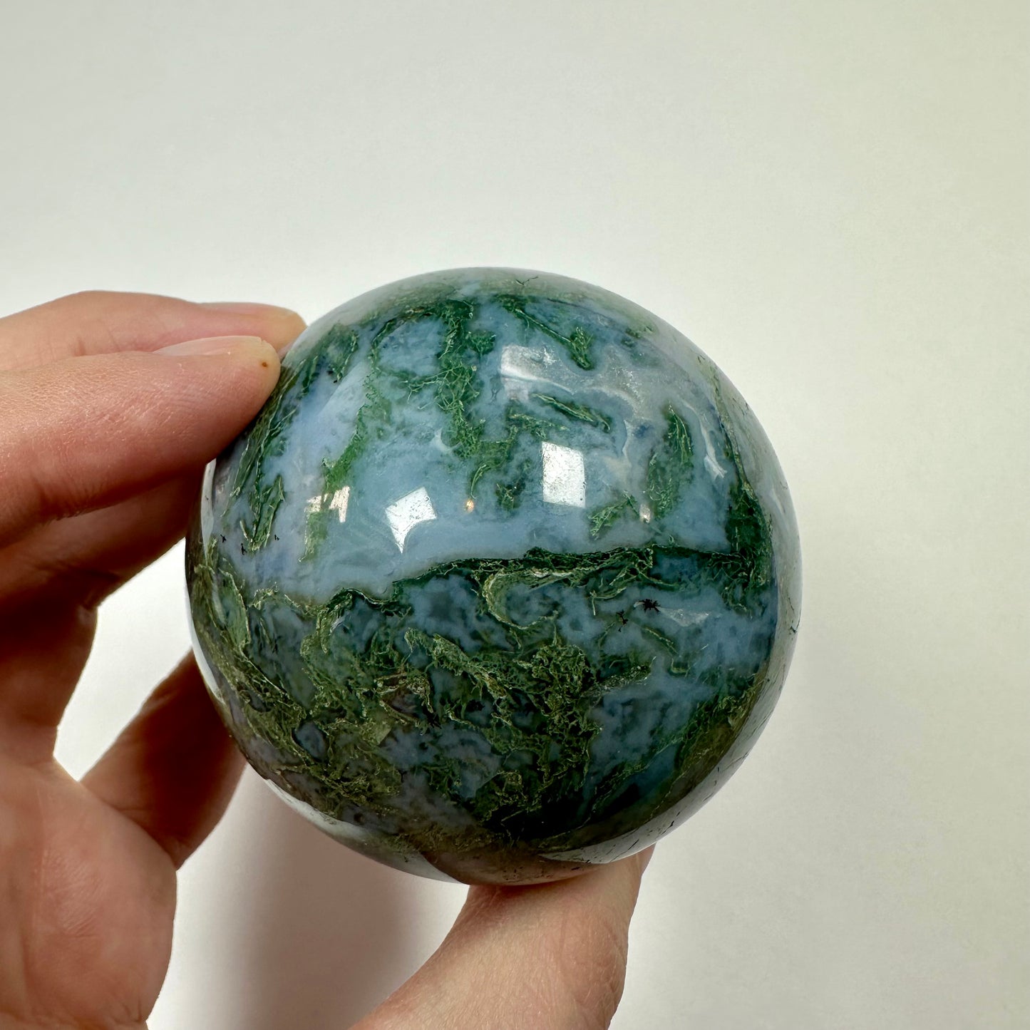 Moss Agate Sphere (B)