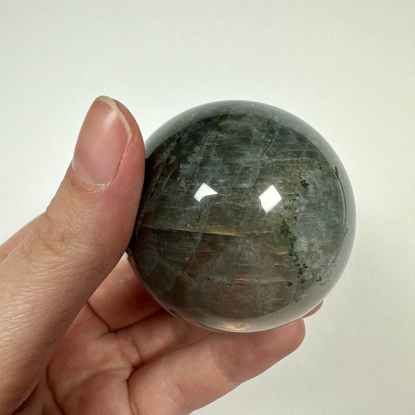 Sunset Flash Labradorite Sphere