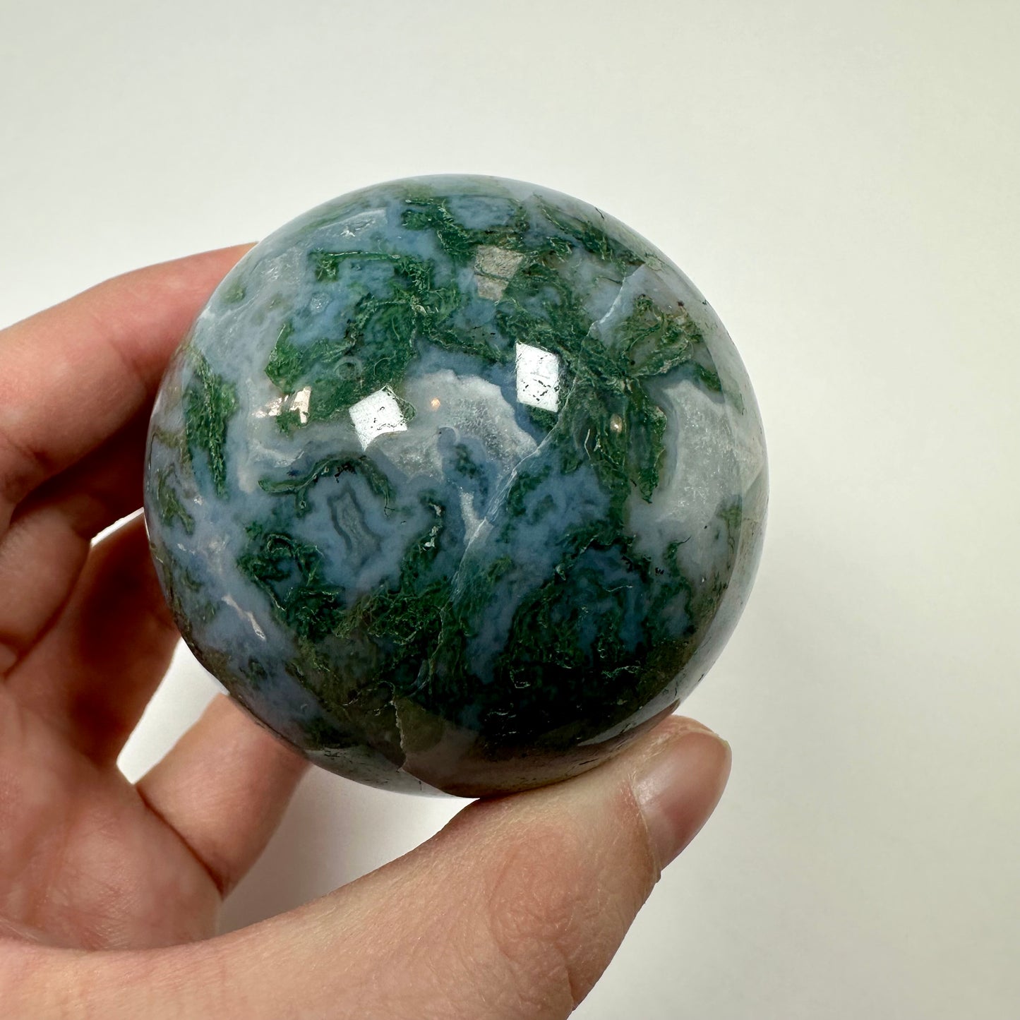 Moss Agate Sphere (B)