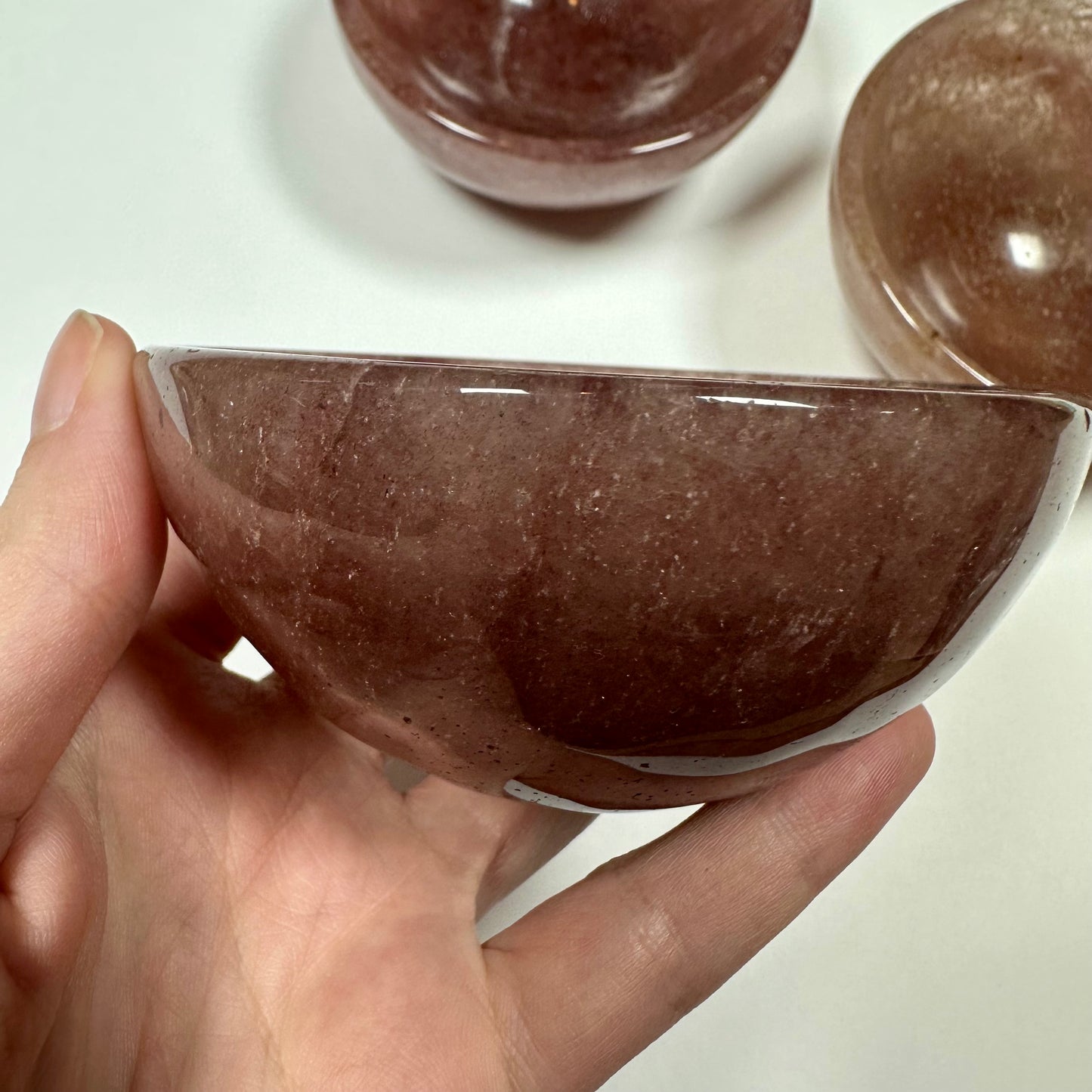 Strawberry Quartz Bowl (A)