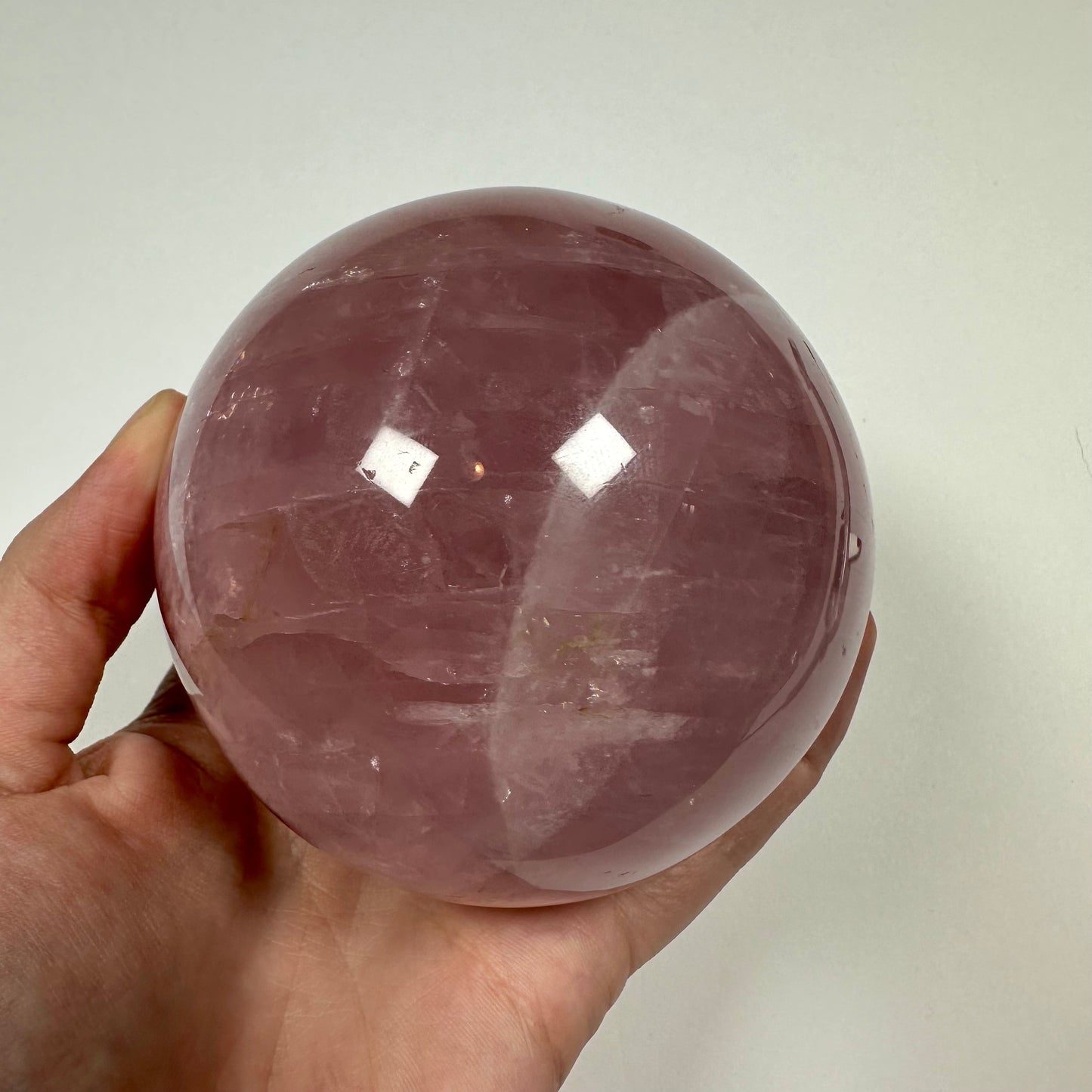 Large Rose Quartz Sphere