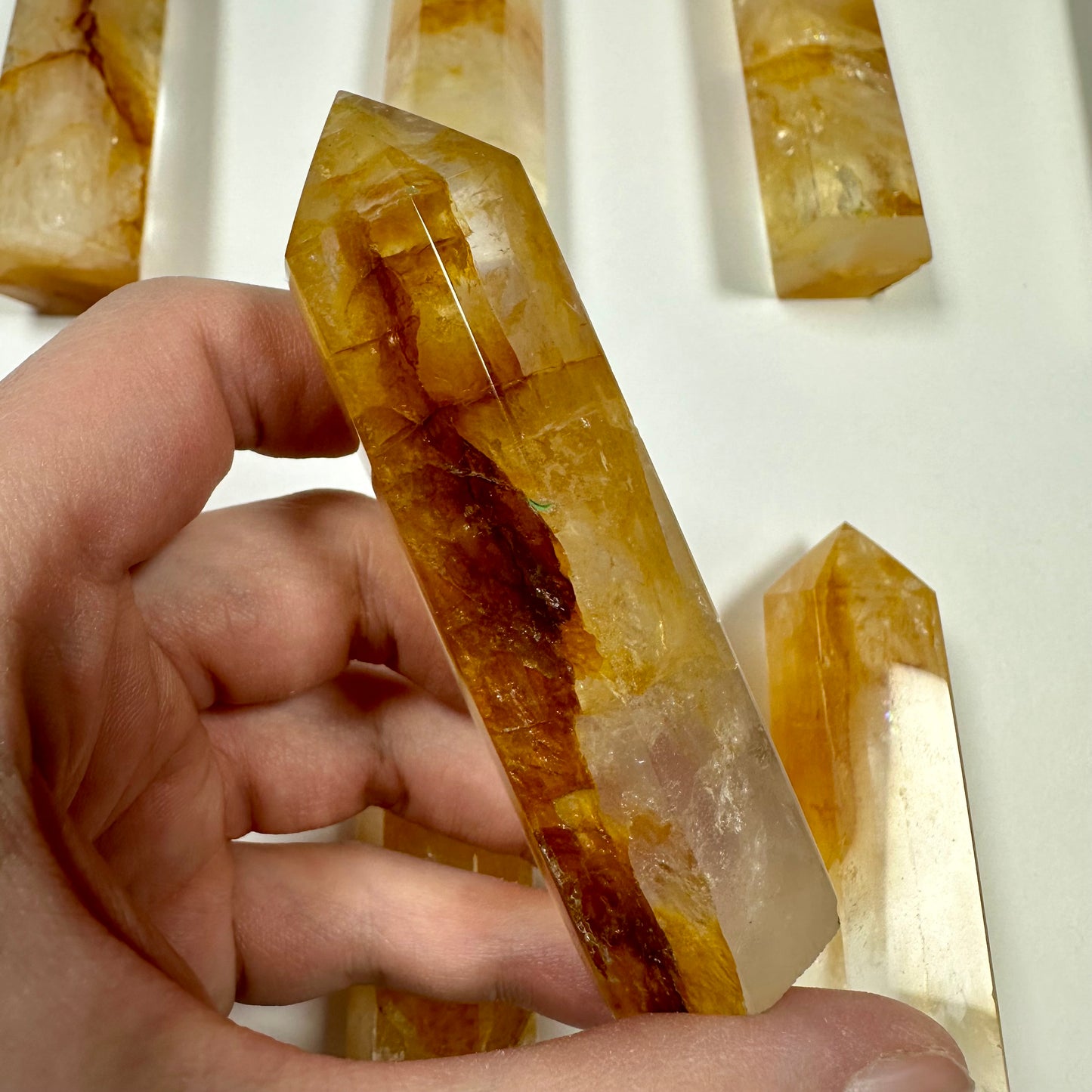 Golden Healer Quartz Tower (C)