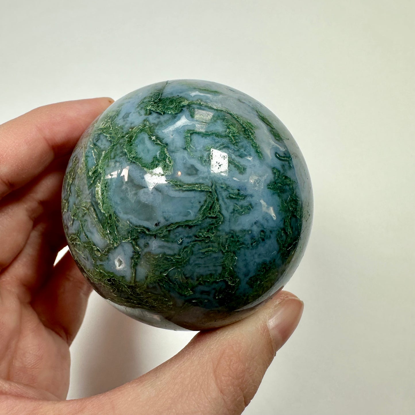 Moss Agate Sphere (B)