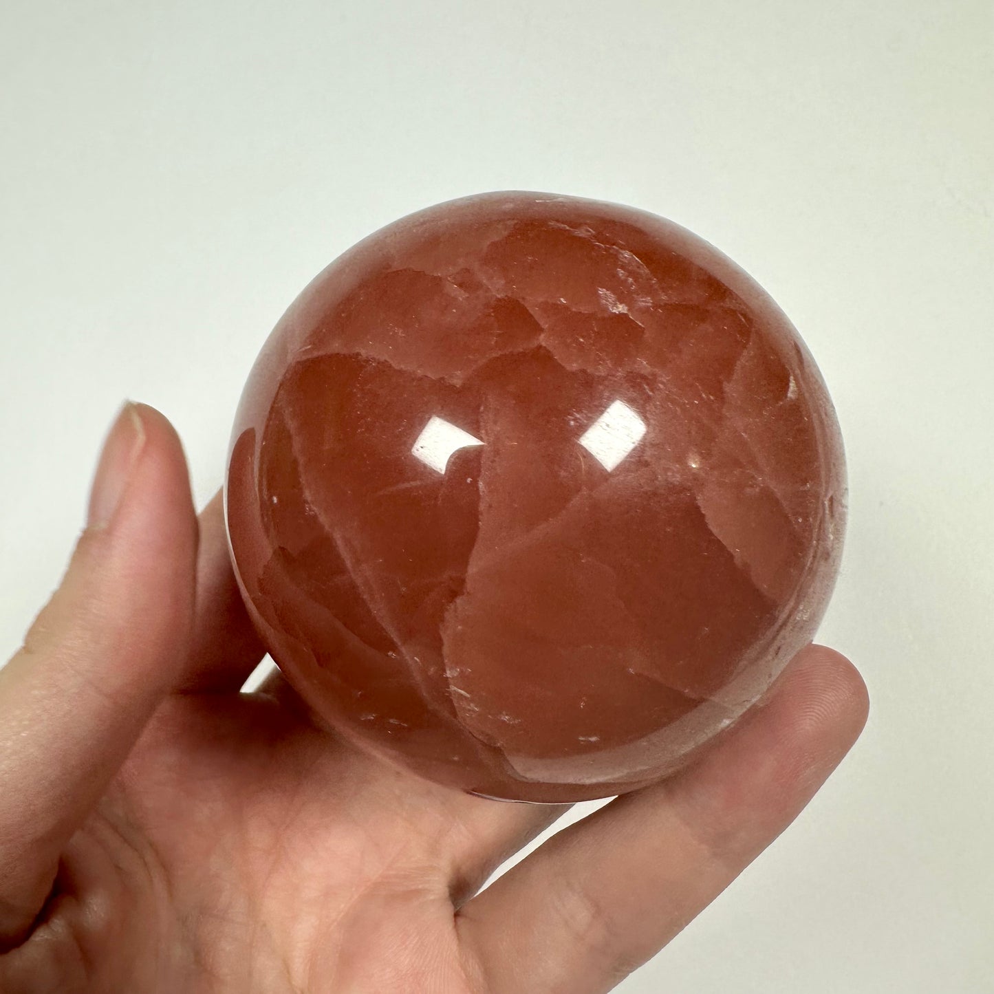 Rose Calcite Sphere (A)