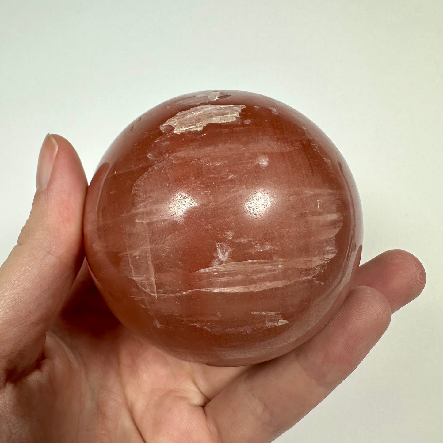 Rose Calcite Sphere (A)
