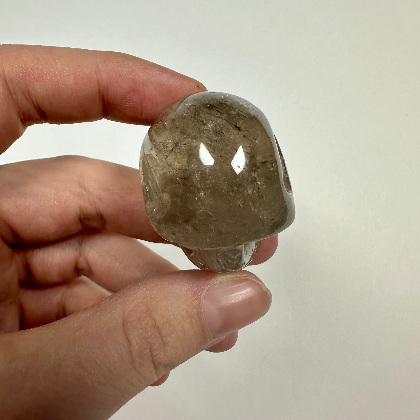 Small Smokey Quartz Skull