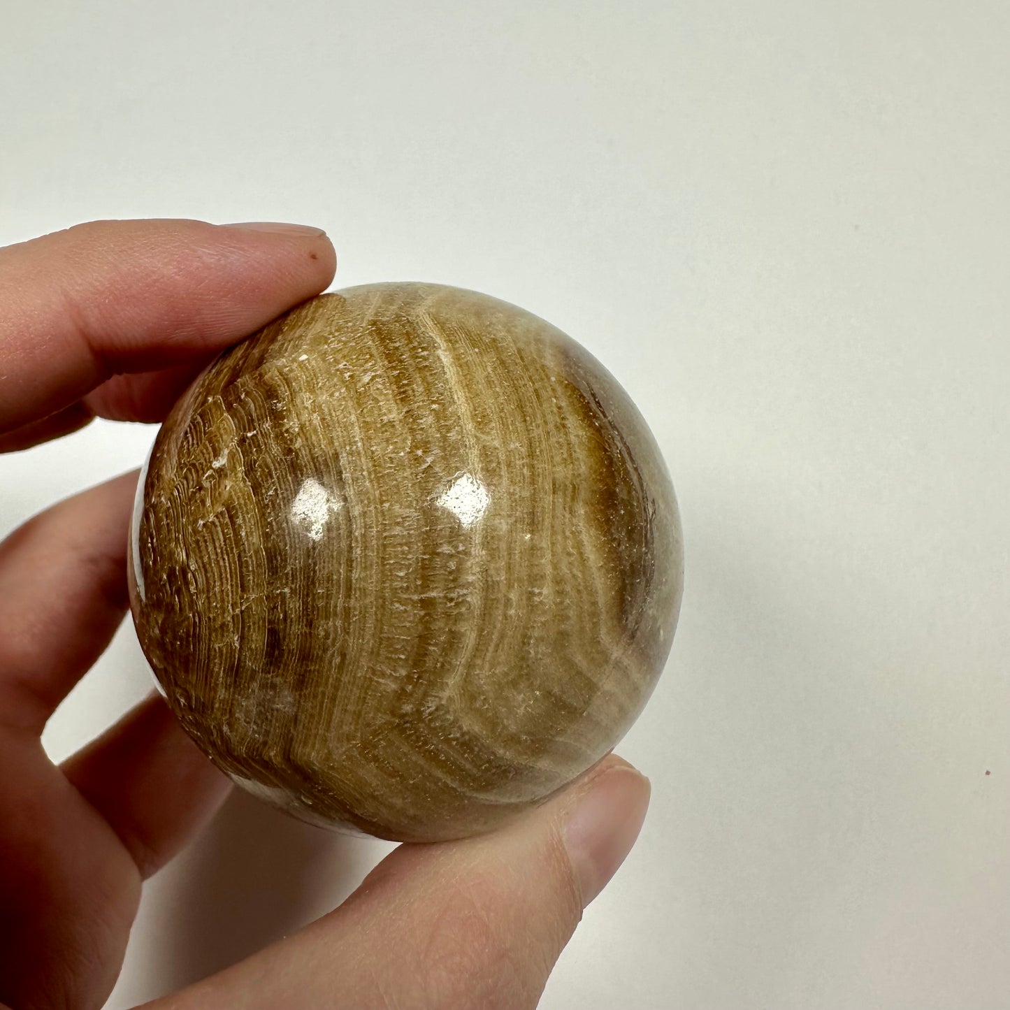 Chocolate Calcite Sphere