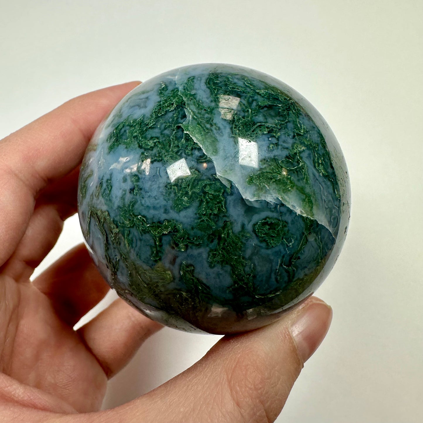 Moss Agate Sphere (B)