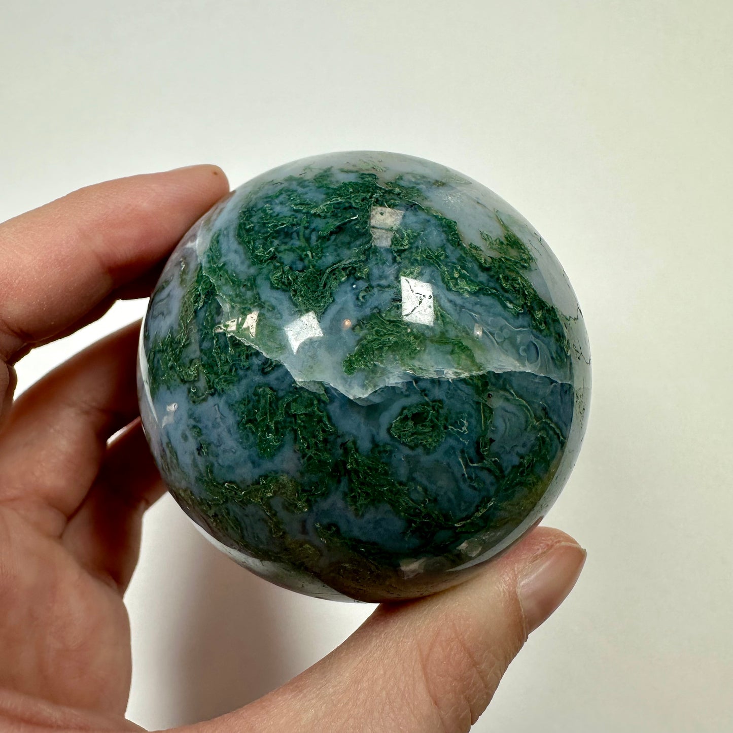 Moss Agate Sphere (B)