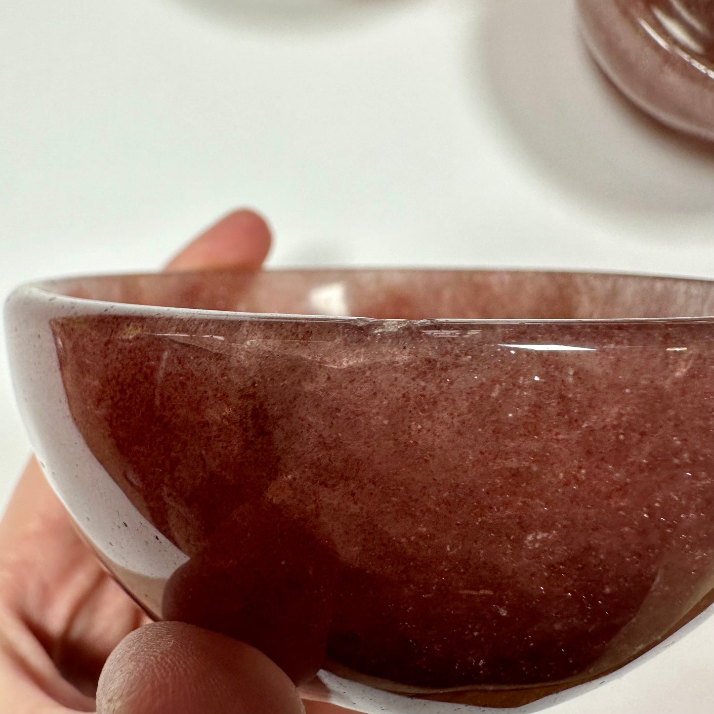Strawberry Quartz Bowl (C)