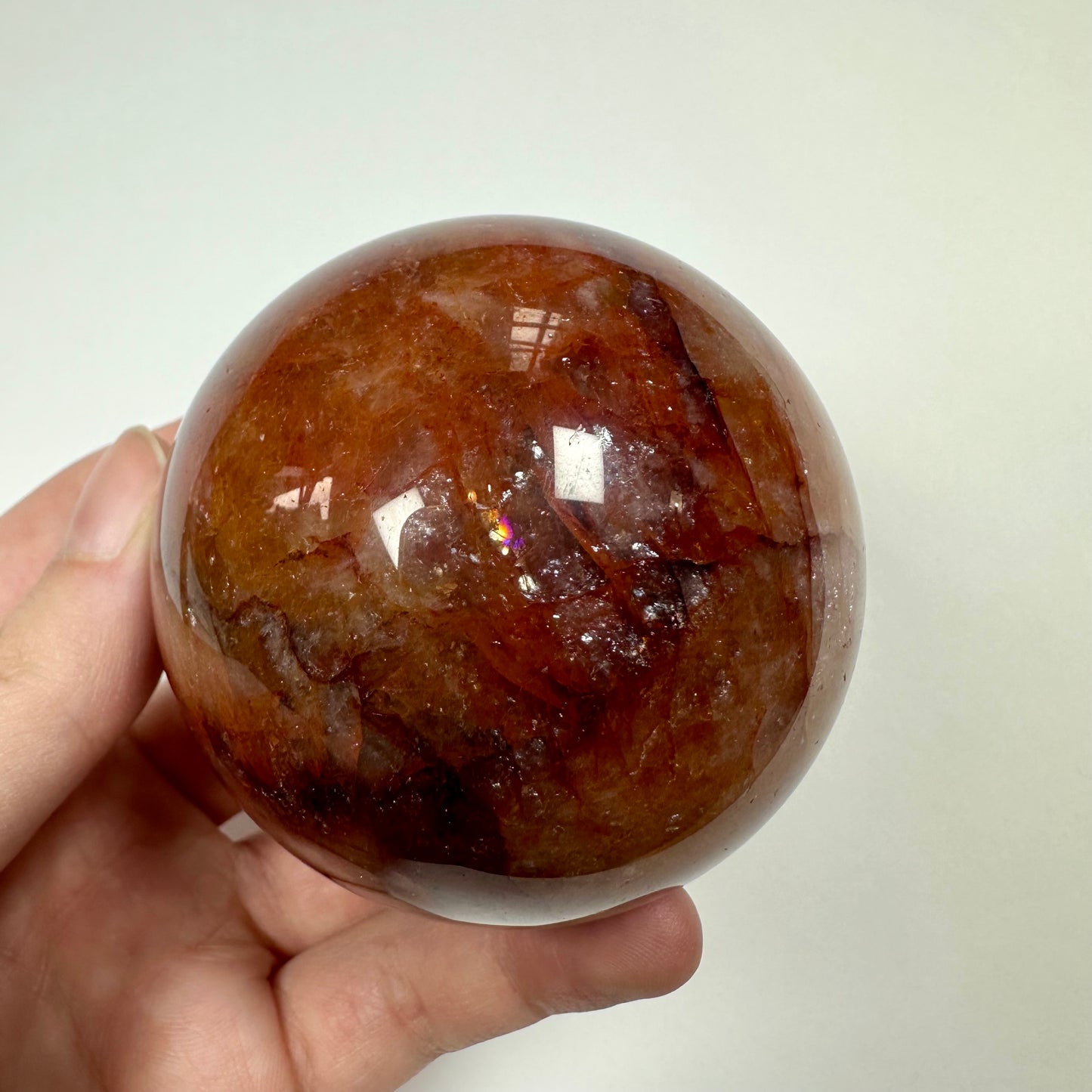 Fire quartz Sphere (A)