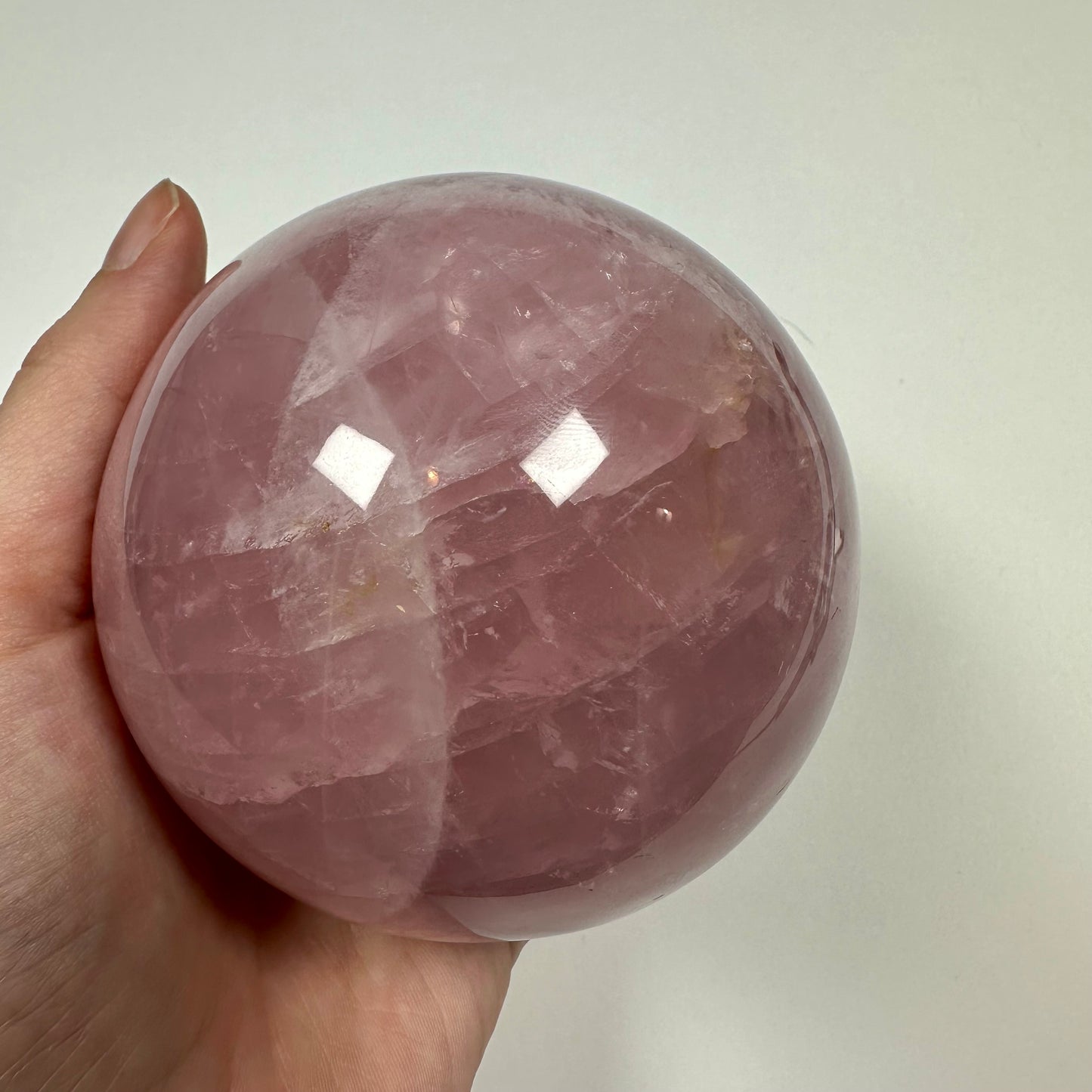 Large Rose Quartz Sphere