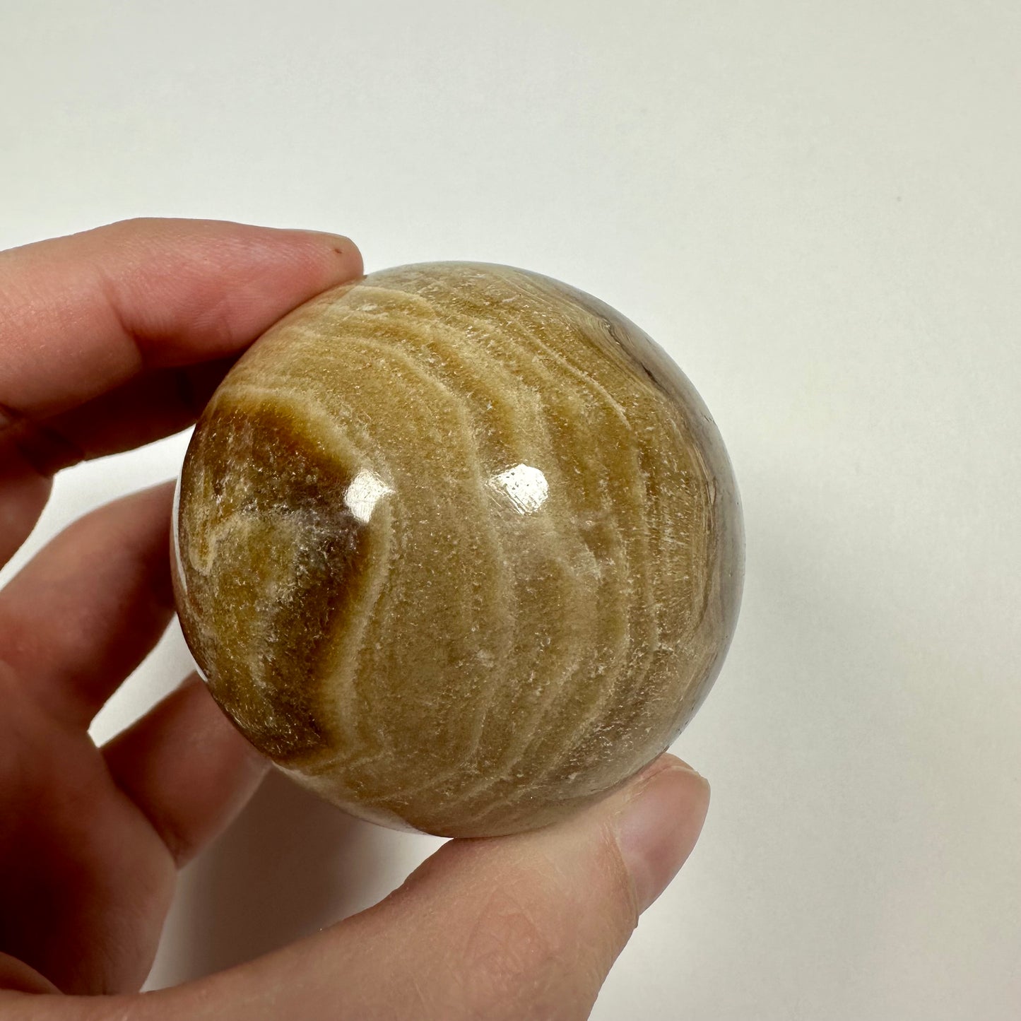 Chocolate Calcite Sphere