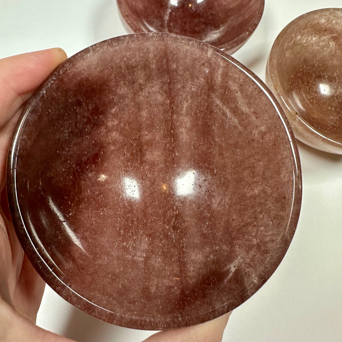 Strawberry Quartz Bowl (A)