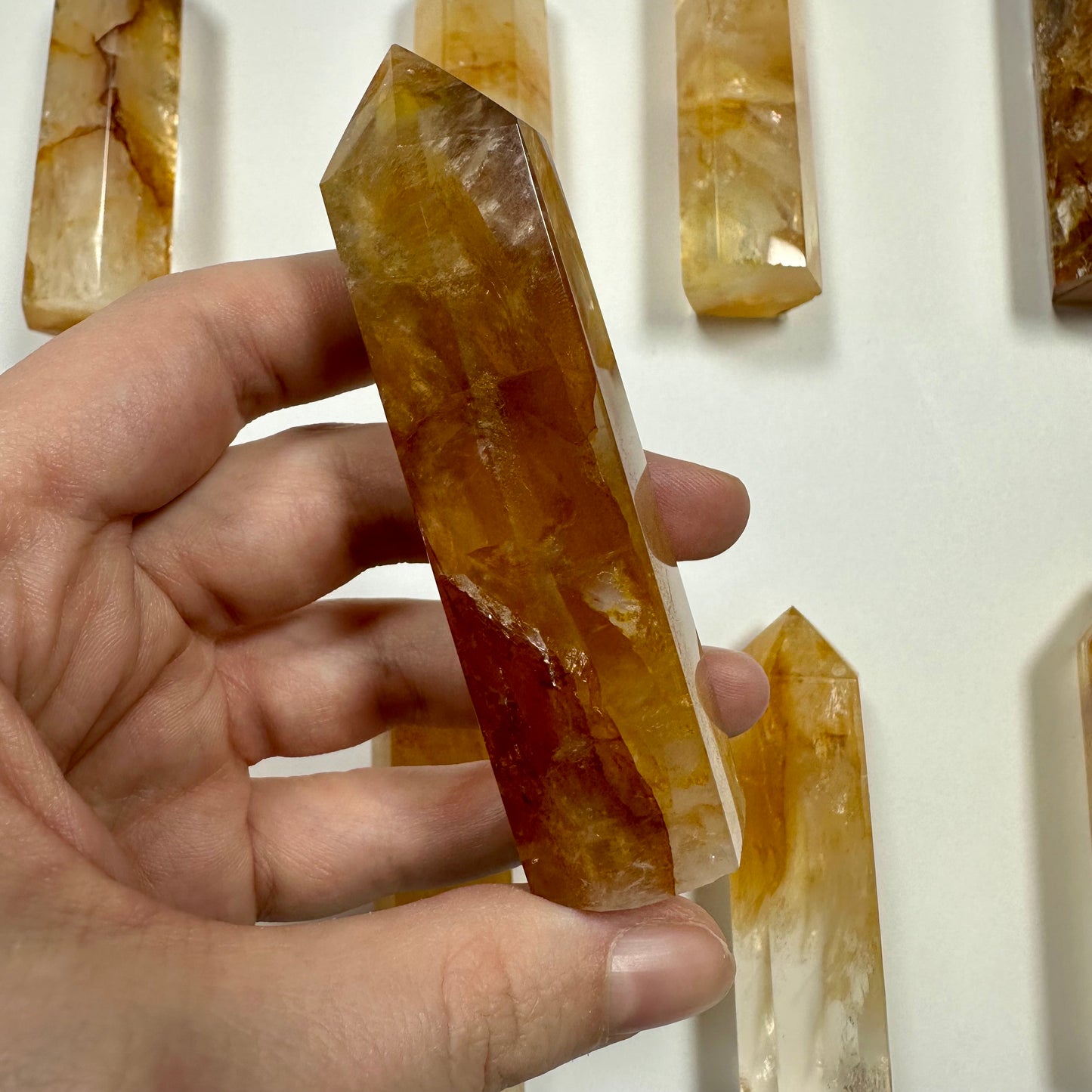 Golden Healer Quartz Tower (A)