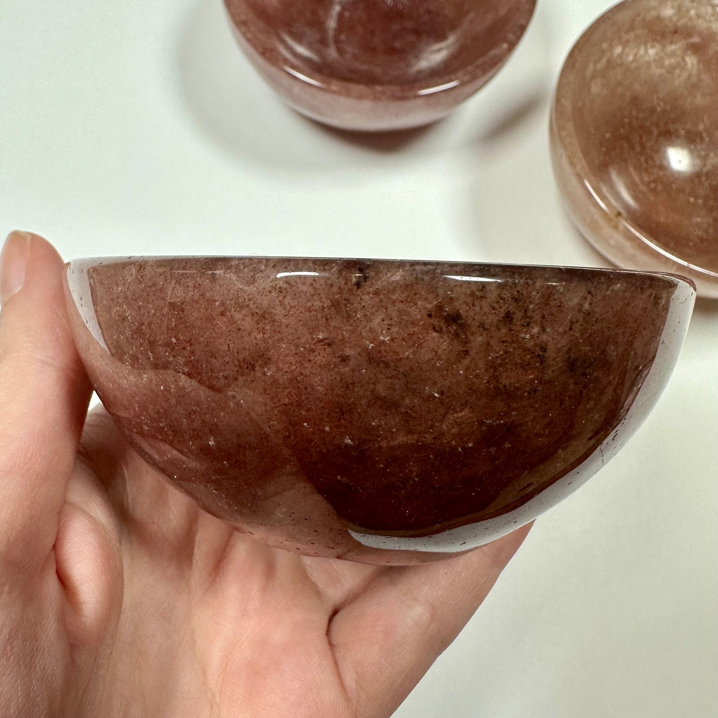 Strawberry Quartz Bowl (A)