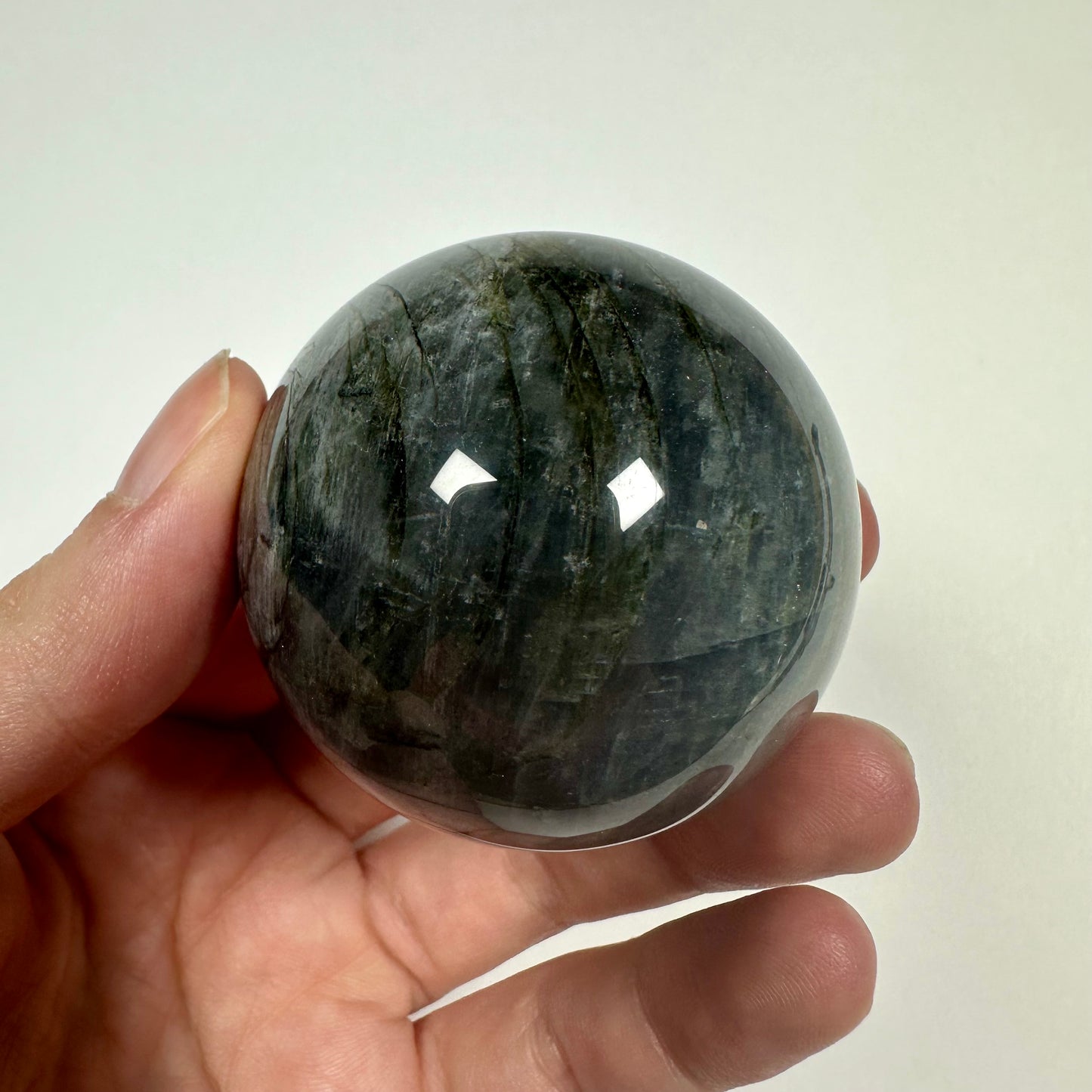 Sunset Flash Labradorite Sphere