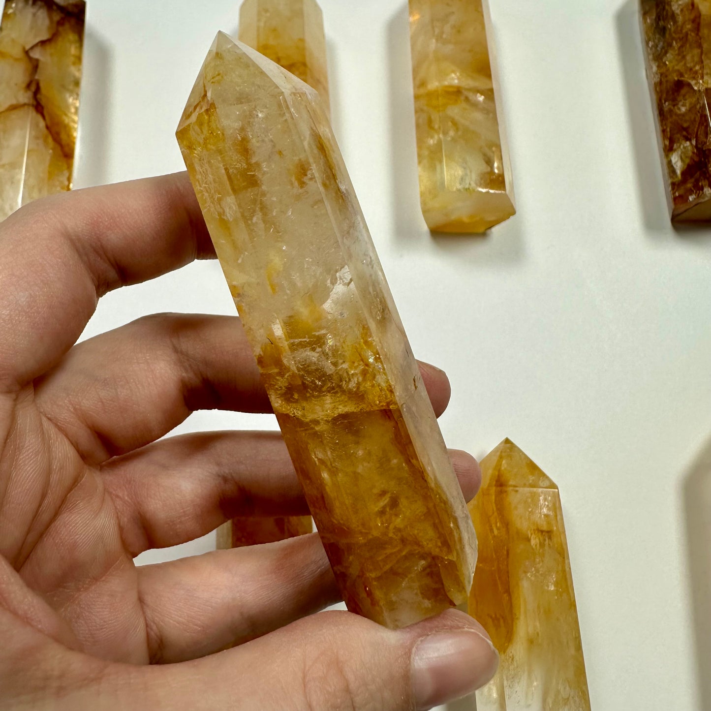 Golden Healer Quartz Tower (B)