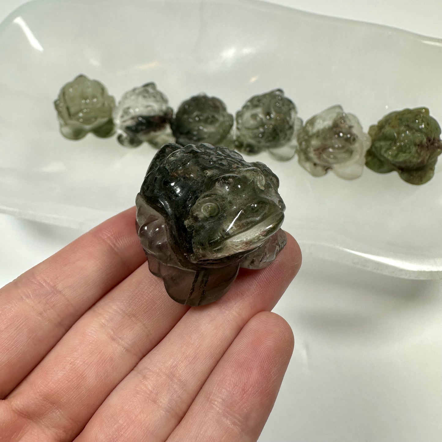 Mini Garden Quartz Money Toad - Intuitively Picked