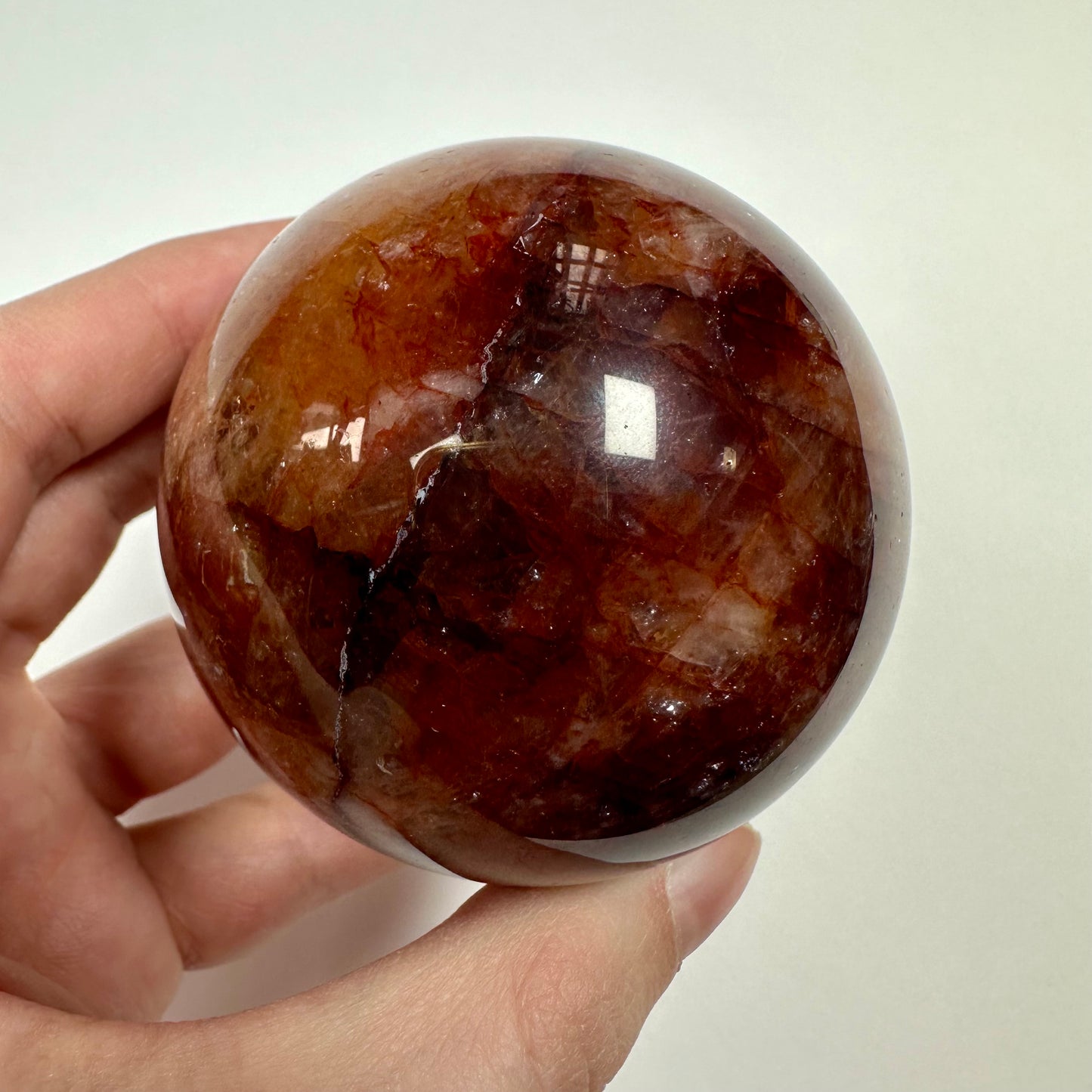 Fire quartz Sphere (A)
