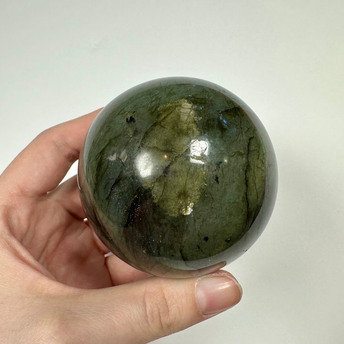 Blue Flash Labradorite Sphere (A)