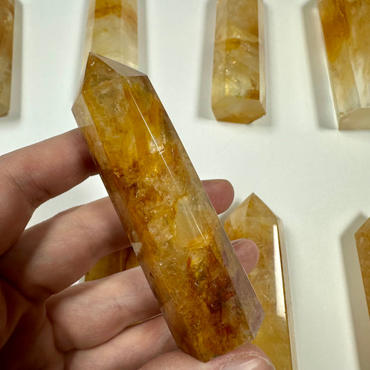 Golden Healer Quartz Tower (D)