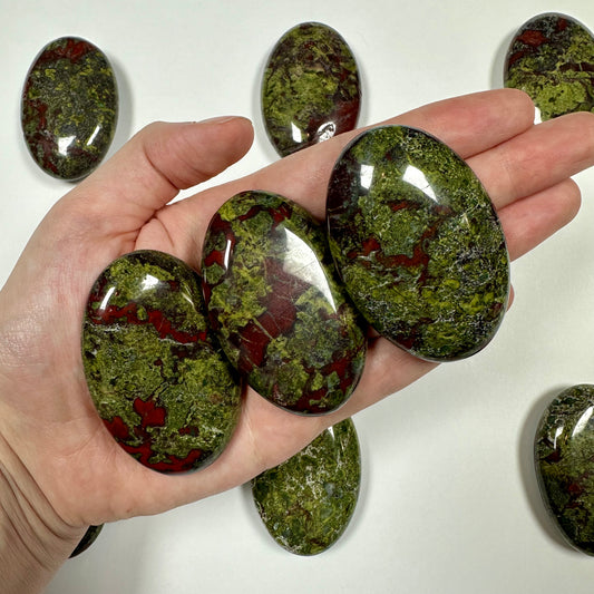 Dragons Blood Palm Stone - Intuitively Picked
