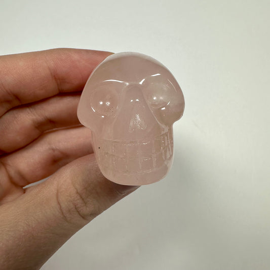 Small Rose Quartz Skull (A)