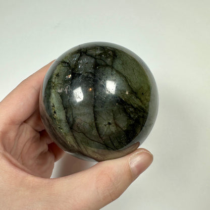 Blue Flash Labradorite Sphere (A)