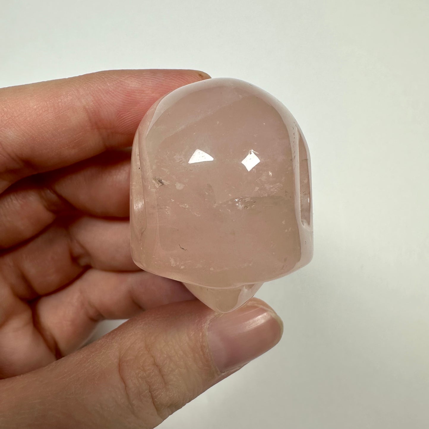 Small Rose Quartz Skull (A)