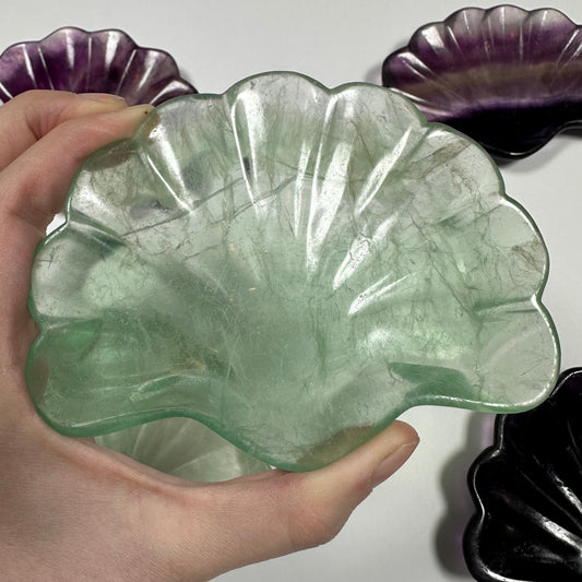 Fluorite Seashell Bowl (E)