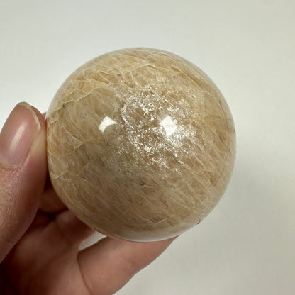 Creamy Moonstone Sphere