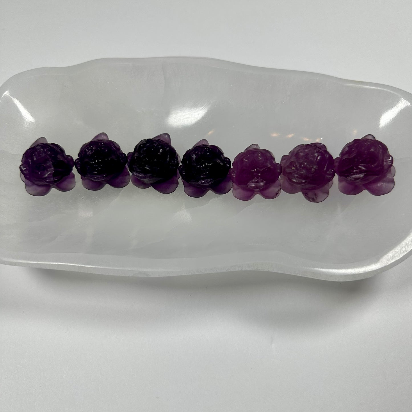 Mini Purple Fluorite Money Toad - Intuitively Picked