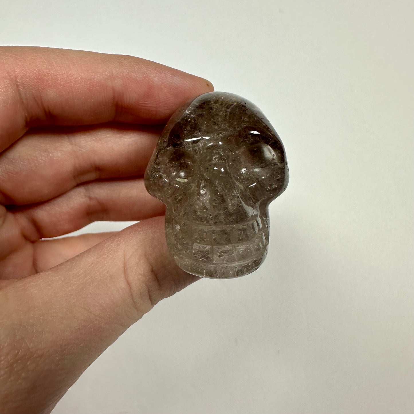 Small Smokey Quartz Skull