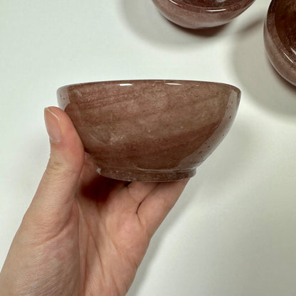 Strawberry Quartz Bowl (B)