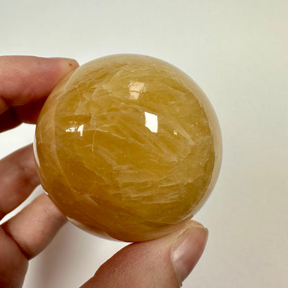 Orange Calcite Sphere (B)