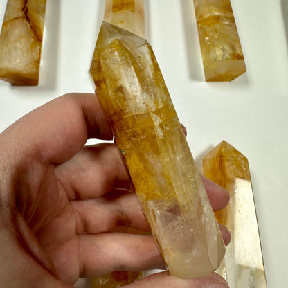 Golden Healer Quartz Tower (C)